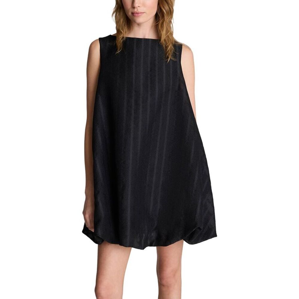 Kenneth Cole Womens  Sleeveless Bubble Hem Mini Dress